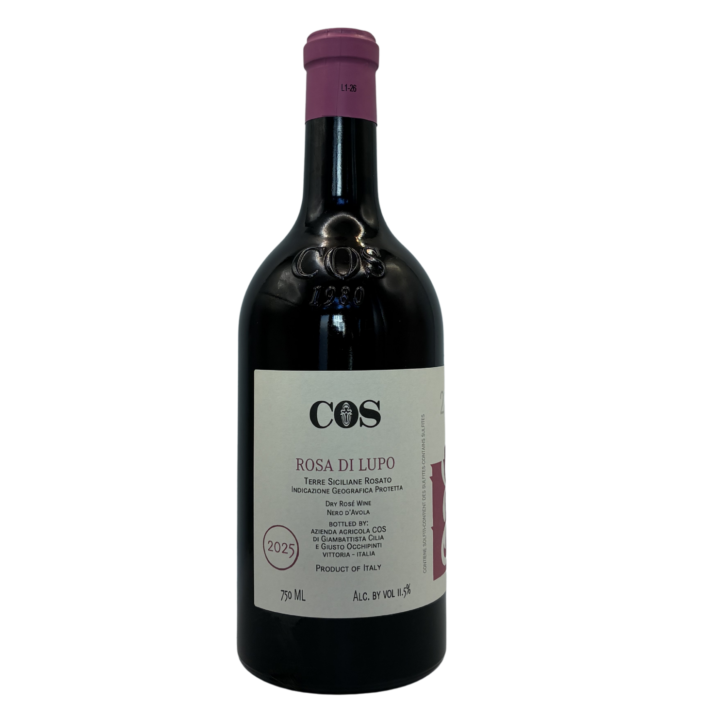 COS, Rosa di Lupo, Rosé of Nero d'Avola, Sicily, Italy, 2025