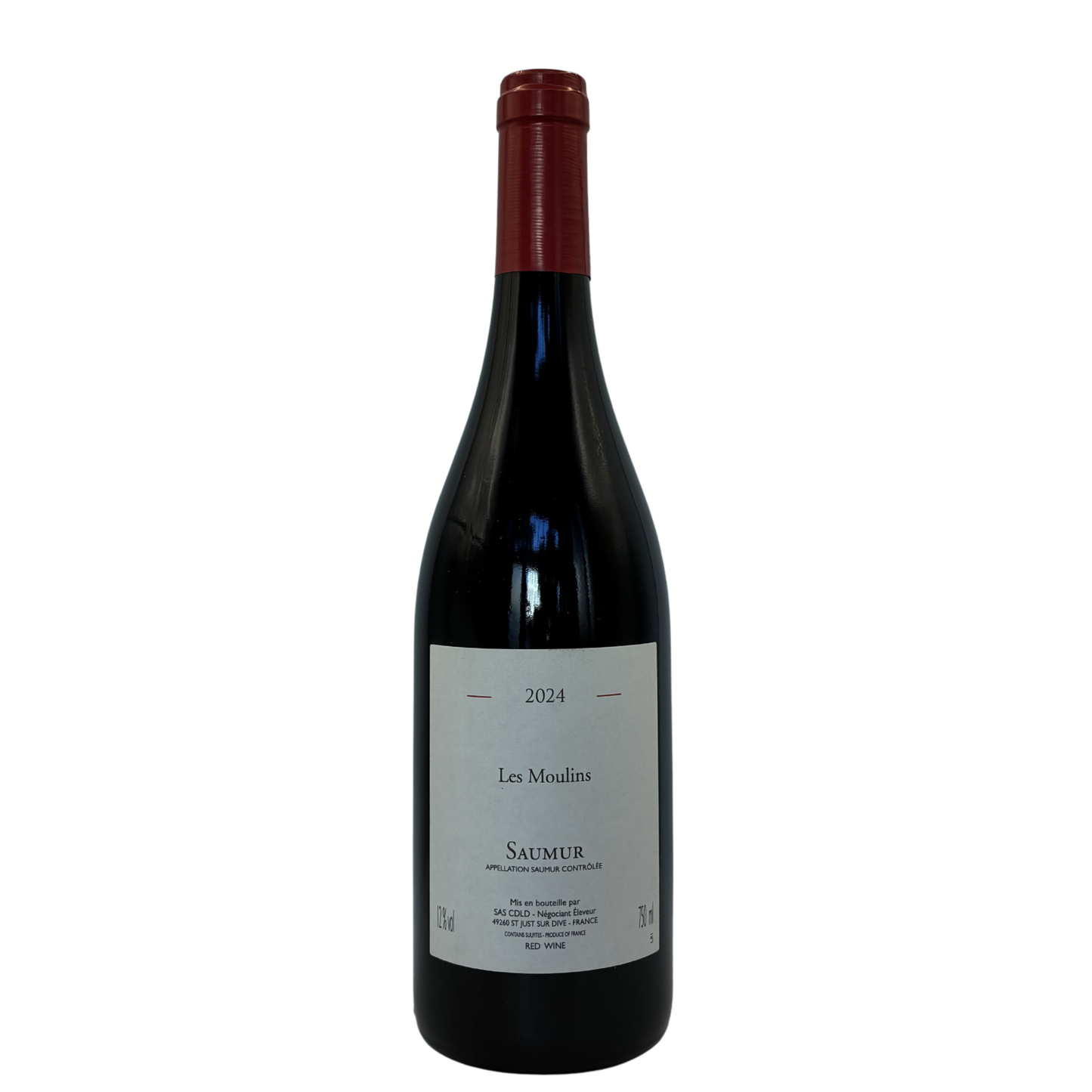 Chai de la Dive, ‘Les Moulins’, Saumur Rouge, Loire Valley, France, 2024