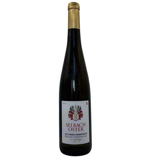 Selbach-Oster, Riesling, Zeltinger Sonnenuhr Ur Alte Reben Spätlese (Feinherb), Mosel-Saar-Ruwer, Germany, 2022